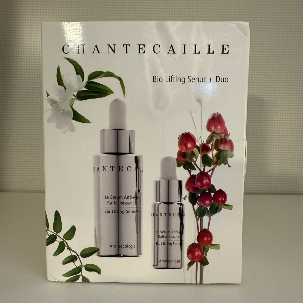 Chantecaille Bio Lifting Serum+ Duo Set- Full and travel size - New in Box